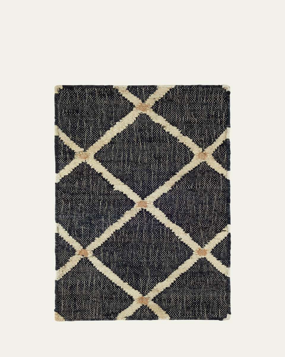 Kali Black Handwoven Rug, 9' x 12'